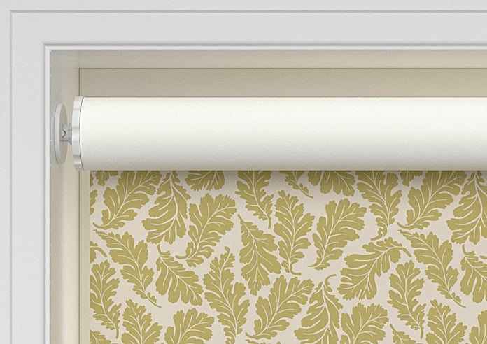 Land & Shore Oak Leaf  (Blackout), Ochre - Twist&Fit Roller Blind - Image 9